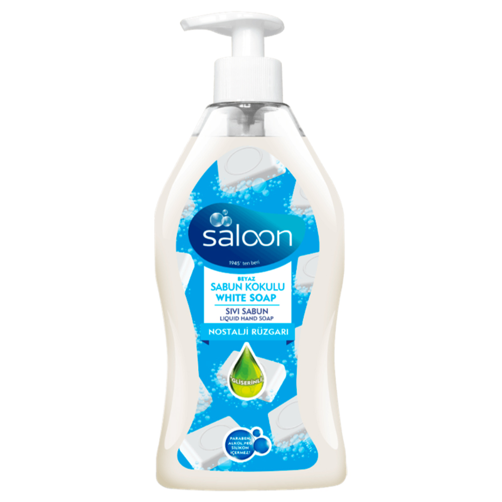 Жидкое мыло Saloon белое 400 мл