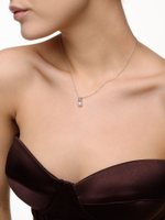 Колье "Cube pearl" Silver