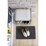 Полка для обуви, мет-л, 3 секц, 44х33х50 см, с сиден, сер, Nika, Б1/С