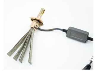 Автолампа LED Н 4 к-т (КОСИЧКА) 12v Т12 25W 6500K 1200Lm RuZoom (T12-H4)