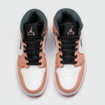 кроссовки Air Jordan 1 Mid Pink Quartz Wmns