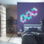 Стартовый набор Nanoleaf Shapes Hexagon Black 9 панелей черный (NL42-0102HX-9PK)