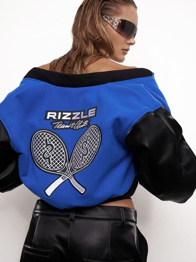 Бомбер утеплённый Tennis Club Blue