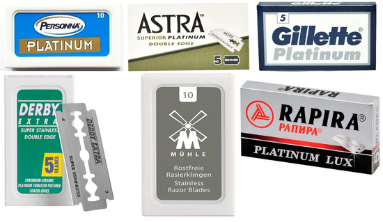 Комплект МЯКГКИХ левзий для т-образной бритвы