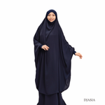 SET: KHIMAR AND  SKIRT FROM DUBAI SILK