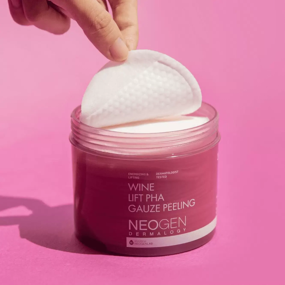 Neogen Dermalogy Wine Lift PHA Gauze Peeling 30шт