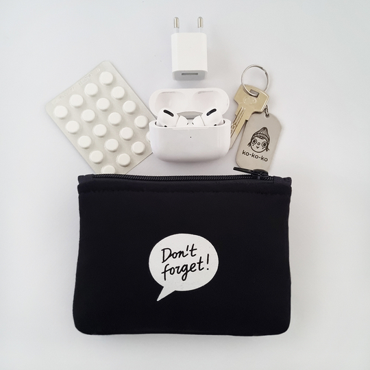 Кошелёк "Don't forget!" чёрный