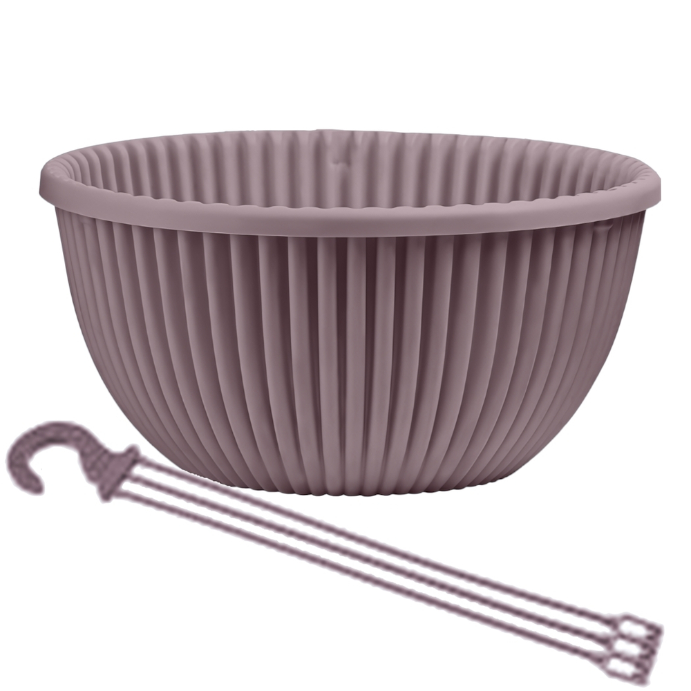 Кашпо Подвесное (6л.) "Верде" Цв. Пыльная роза