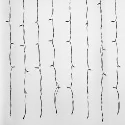 ULD-C2030-240-TBK MULTI IP67 Занавес светодиодный с эффектом мерцания. 3х2м. Соединяемый. 240 светодиодов. Разноцветный свет. Провод черный. TM Uniel.