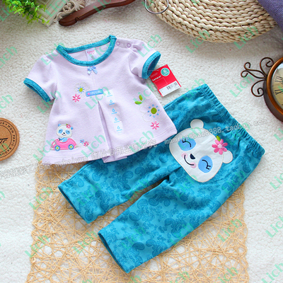 Костюм для девочки с аппликацией "панда"