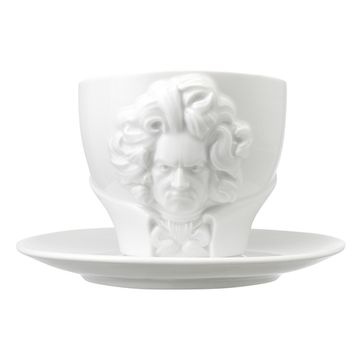 Чайная пара talent, ludwig van beethoven, 260 мл, белая