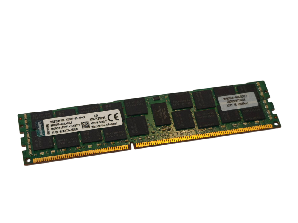 Модуль памяти для сервера 16GB DDR3 KTH-PL316-16G PC3-12800 1600MHz DIMM ECC Reg 9965516-024.A00LF