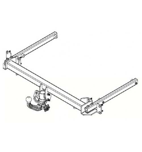 Фаркоп Westfalia 313361600001 Mercedes E W212 2009-2015(паспорт и сертификат в комплекте)(без электрики)