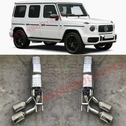 Выхлопная система с заслонками для Mercedes-Benz Benz AMG G63 G500 G550 G-class W463A W464