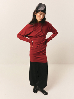 Платье с драпировками