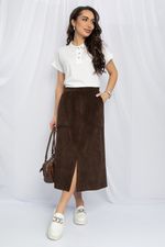 Юбка Лилиана (шоколад) Ю13097-9М LT Collection