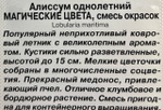 Алиссум Магические цвета, смесь сортов СМЦ-676