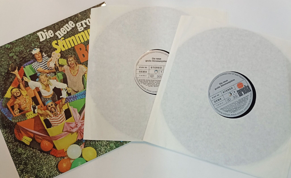 Винтажная виниловая пластинка LP Die Neue Grobe Stimmungs Box 2 LP (Austria 1973)