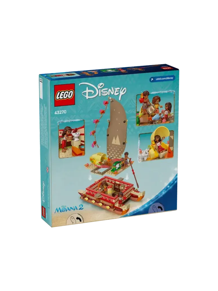 Конструктор Disney Princess 43270 Путешествие Моаны на каноэ