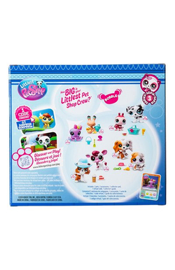 Набор Пара друзей две фигурки мини-животных с аксесс