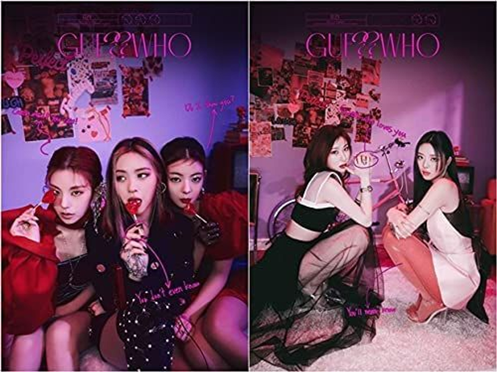 Альбом ITZY - Guess Who 4th Mini Album 3 Version SET