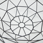 Фруктовница 28,5*14см металлическая, черная