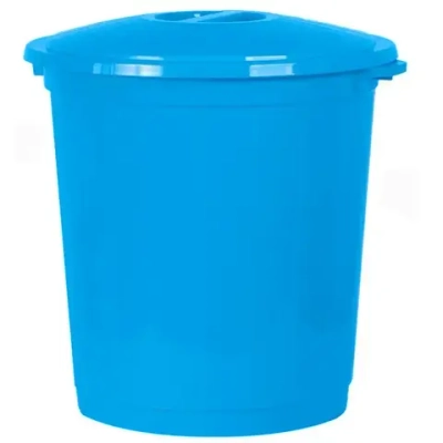 Бак 50л с крышкой (Голубой)