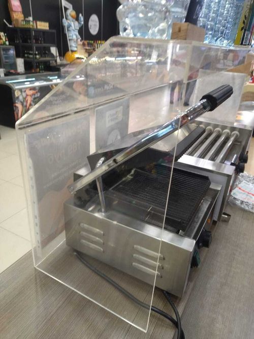 Защита гриля 960х310х510 мм, акрил 4мм прозр