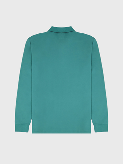 Поло с длинным рукавом C.P. Company Stretch Piquet Line Frosty Green
