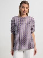 Блуза Альбера (сиреневая) Б15518-30М LT Collection