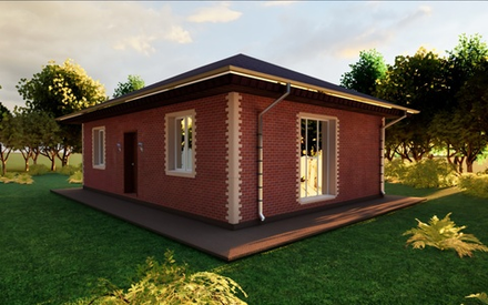 Дом ЖД-6 (жилой дом площадью 60кв.м.)