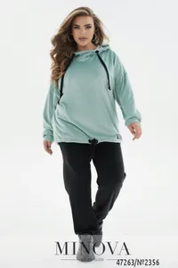 Костюм 2356-мята-черный Minova