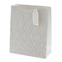 GAEM Пакет подарочный M (бумага 210г/м2, блок 12шт), L26 W12 H32 см, 4в.