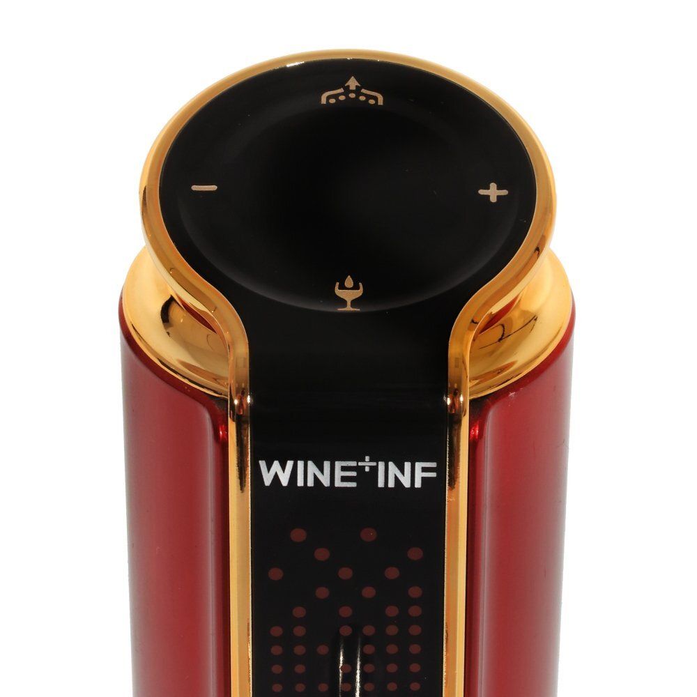 GAEM Электронный Винный Аэратор с Вакуумником (красный), L6 W13,2 H15,6 см