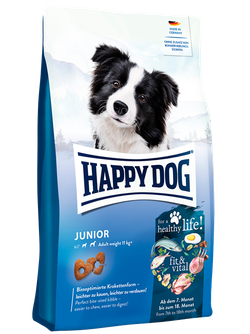 Happy Dog Fit & Vital Junior (птица, лосось, рыба, ягненок, мидии)