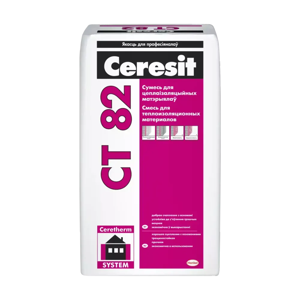 Клей для утеплителя Ceresit CT 82. 25кг