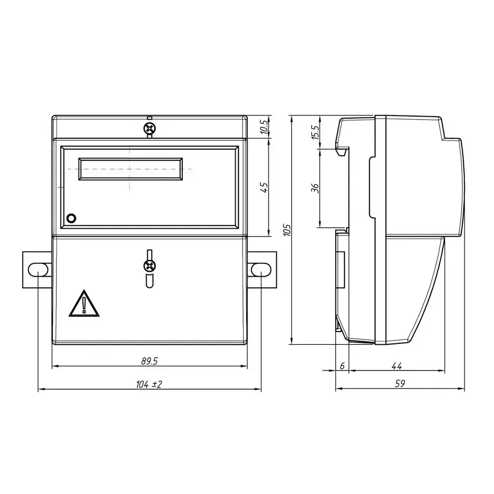 Счетчик CE102 R5.1 145-J 5-60А однофазный двухтарифный вр. Московское 2025г. Энергомера