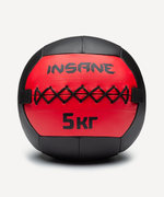 Медбол IN24-WB100, 5 кг, красный