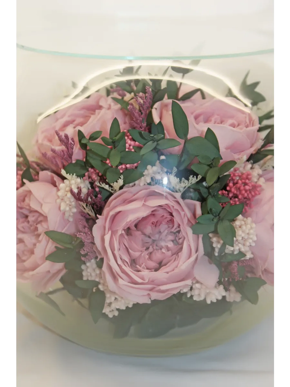 натуральные пионы в стекле, вакуум*