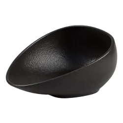 Салатник 280 мл 19*14 см h9 см Side Up Smooth Black Raw Stellar P.L. Proff Cuisine [1]