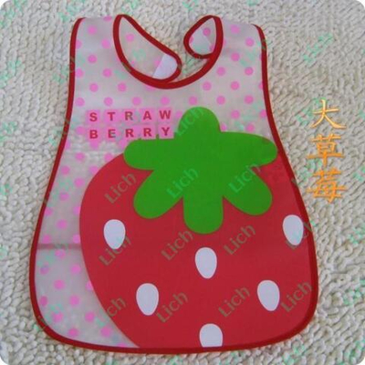 Слюнявчик водонепроницаемый прозрачный разнообразных расцветок