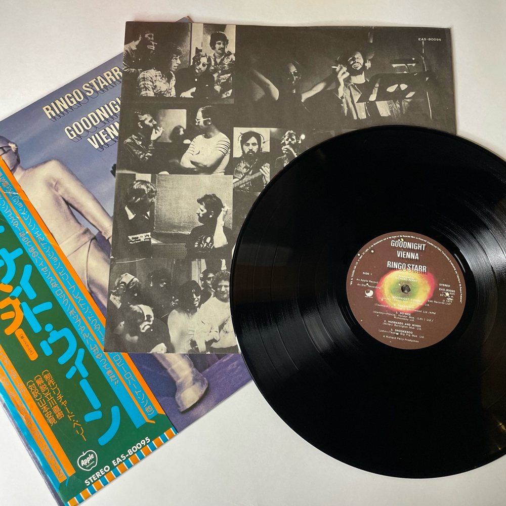 Винтажная виниловая пластинка Ringo Starr Goodnight Vienna (Japan 1974) (Obi) Husbands And Wives