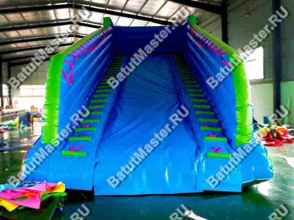 Надувная горка для зорба "Blue ramp"