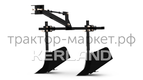Комплект для окучивания Kerland | Керланд СМ100 к мотоблокам с воздушным охл. (Сцепка+рамка+2 окуч.)