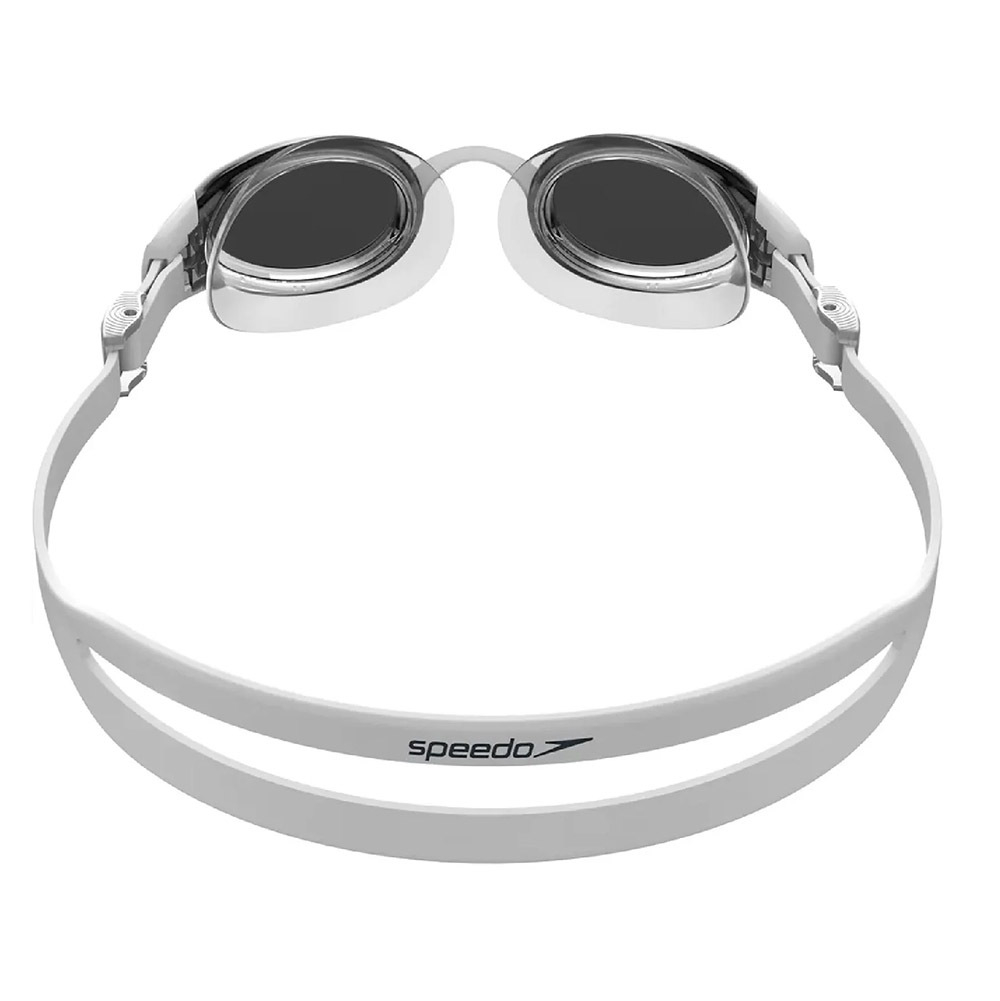 Очки для плав. SPEEDO Mariner Pro Mirror, 8-00237314553, ЗЕРКАЛЬНЫЕ линзы, белая оправа