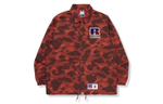A Bathing Ape X Russell Color Camo College Coach Куртка