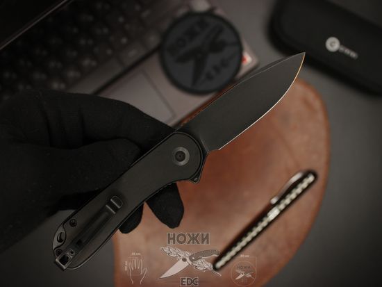 Складной нож Civivi Elementum C907W c клинком из стали D2, рукоять дерево