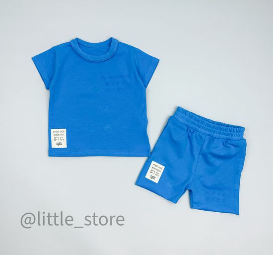 Комплект хлопковый Moi Noi, Ярко-синий