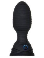 Черная анальная пробка с вибрацией и функцией расширения Shape Shifter - 11,7 см. (Цвет: черный)