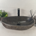 Раковина из речного камня RS-64962 60*33*15 0866